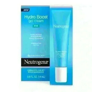 NWT Unscented Neutrogena Hydro Boost Hyaluronic Acid Gel Eye Cream - 0.5 oz